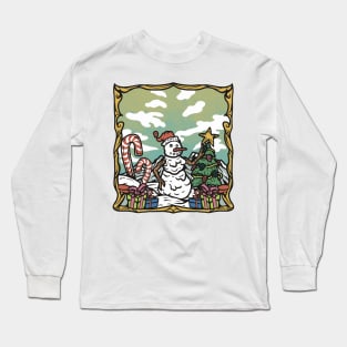 Snowman Long Sleeve T-Shirt